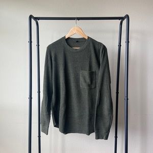 Uniqlo Waffle Knit Sweater - Green